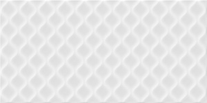 Deco белый рельеф DEL052D плитка облицовочная 298х598