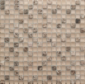 Мозаика No-22 камень и стекло (15х15х8) 305х305