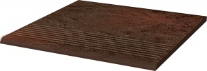 Semir Brown ступень прямая структурная 300х300х11