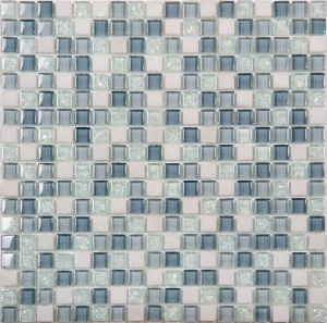 Мозаика No-230 камень и стекло (15х15х8) 305х305